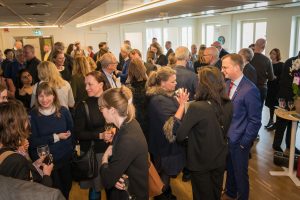 Inauguration of Smart City Sweden, guests mingling