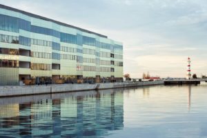 Malmö University, view by the water