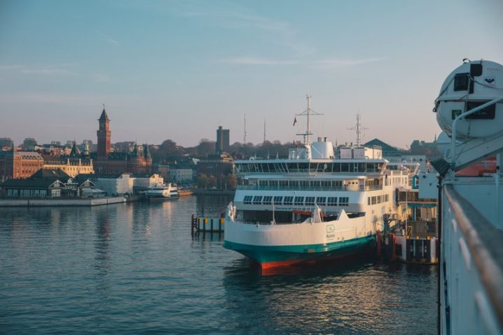 The Aurora ferry at the dock in Helsingborg