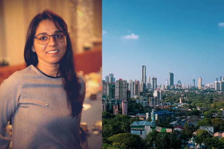 Rupali Deshmukh and image of Indian city