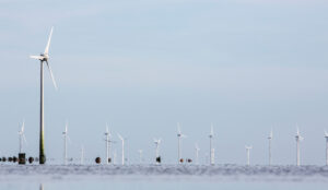 Wind power park in Gotland, Sweden