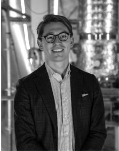 Black and white image of Eric Jacobson, CCO, SaltX